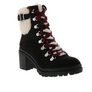 Pop black ankle boots, size 8.5 (new)